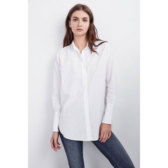 Velvet Graham & Spencer Samana Cotton Poplin Top